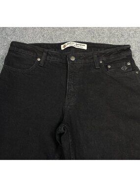 Vintage Harley-Davidson Women’s Jeans Size 12 Black Bootcut Y2K Biker